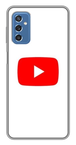 Чехол с принтом "Красная кнопка" для Samsung Galaxy M52 5G (M526)