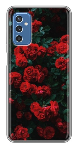 Чехол с печатью "Красные розы" для Samsung Galaxy M52 5G (M526)