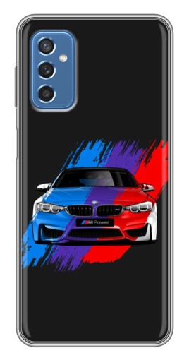 Силиконовый чехол с изображением "Красочный BMW" для Samsung Galaxy M52 5G (M526)