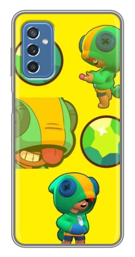 Силиконовый чехол с изображением "Кристалл и Леон" для Samsung Galaxy M52 5G (M526)