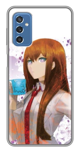 Чехол с печатью "Курису с чашкой" для Samsung Galaxy M52 5G (M526)
