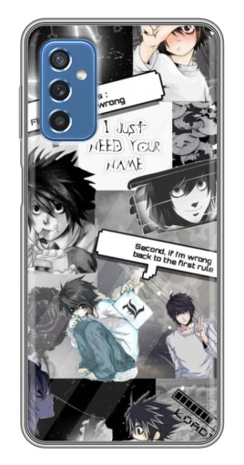 Чехол с печатью "L - Death note" для Samsung Galaxy M52 5G (M526)