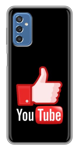 Чехол с картинкой "Лайк YouTube" для Samsung Galaxy M52 5G (M526)