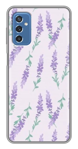 Чехол с печатью "Лавандовый фон " для Samsung Galaxy M52 5G (M526)