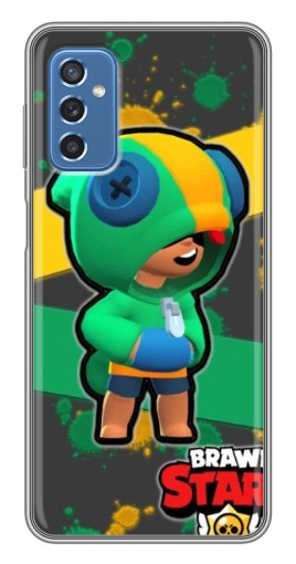 Чехол с принтом "Leon Brawl Stars" для Samsung Galaxy M52 5G (M526)