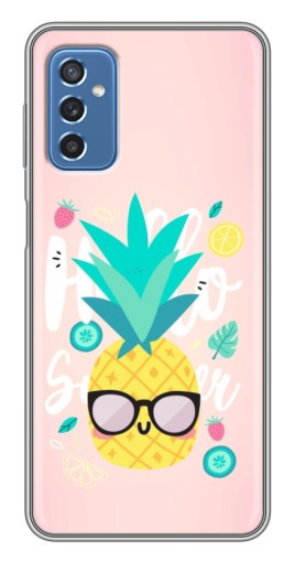 Чехол с печатью "Летний ананас" для Samsung Galaxy M52 5G (M526)