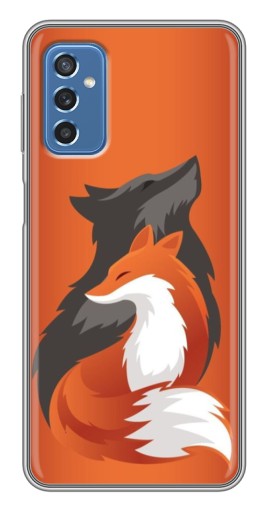 Чехол с печатью "Лиса ART" для Samsung Galaxy M52 5G (M526)