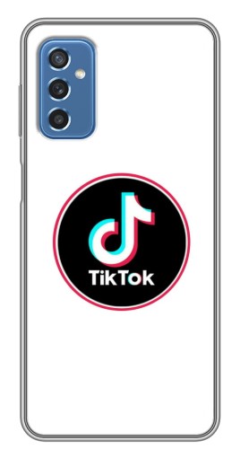 Чехол с печатью "Лого Тик Ток" для Samsung Galaxy M52 5G (M526)