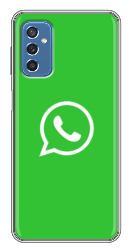 Чехол с печатью "Лого Вацап" для Samsung Galaxy M52 5G (M526)