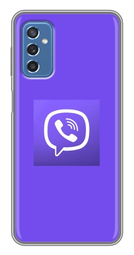 Чехол с картинкой "Лого Viber" для Samsung Galaxy M52 5G (M526)