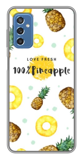 Чехол с печатью "Любовь к ананасам" для Samsung Galaxy M52 5G (M526)