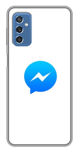 Чехол с принтом "messenger logo" для Samsung Galaxy M52 5G (M526)