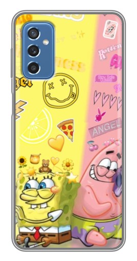 Чехол с печатью "Модный разговор" для Samsung Galaxy M52 5G (M526)