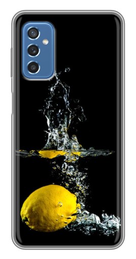 Силиконовый чехол с изображением "Мокрый Лимон" для Samsung Galaxy M52 5G (M526)