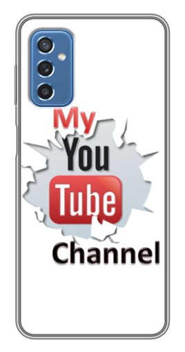 Силиконовый чехол с изображением "My YouTube" для Samsung Galaxy M52 5G (M526)
