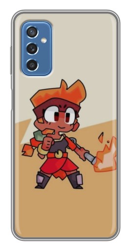 Чехол с печатью "Нарисованная Amber" для Samsung Galaxy M52 5G (M526)