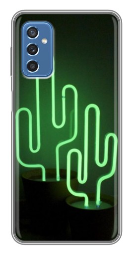 Чехол с печатью "Неоновый кактус" для Samsung Galaxy M52 5G (M526)