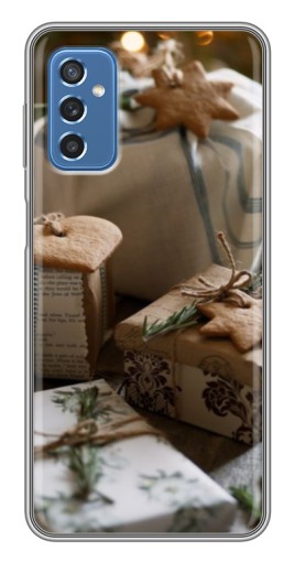 Чехол с принтом "Нежные подарки" для Samsung Galaxy M52 5G (M526)