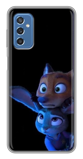 Чехол с картинкой "Ник и Джуди" для Samsung Galaxy M52 5G (M526)