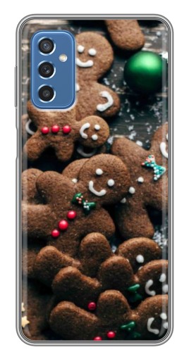 Чехол с печатью "Новогодние человечки" для Samsung Galaxy M52 5G (M526)