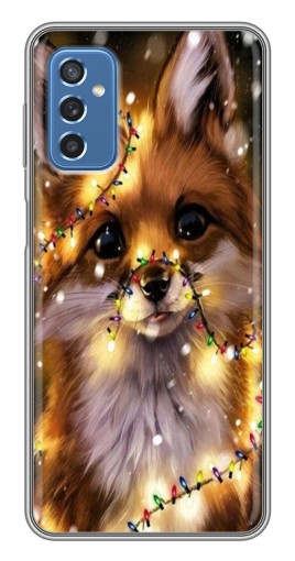 Силиконовый чехол с изображением "Новогодний лесенок" для Samsung Galaxy M52 5G (M526)