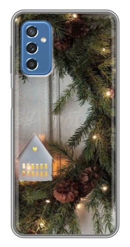 Чехол с принтом "Новогодний венок" для Samsung Galaxy M52 5G (M526)