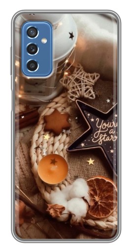 Чехол с печатью "Новогодняя атмосфера" для Samsung Galaxy M52 5G (M526)