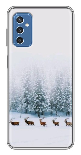 Чехол с печатью "Олени в лесу" для Samsung Galaxy M52 5G (M526)