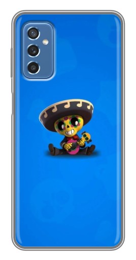 Силиконовый чехол с изображением "Poco с гитарой" для Samsung Galaxy M52 5G (M526)