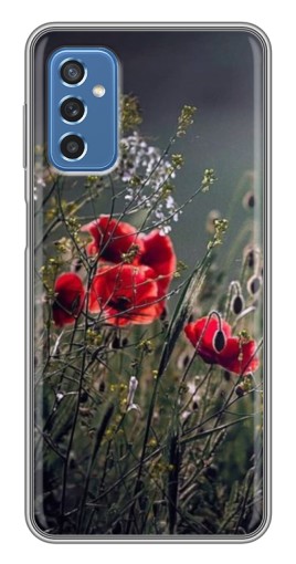 Чехол с печатью "Поле цветов" для Samsung Galaxy M52 5G (M526)