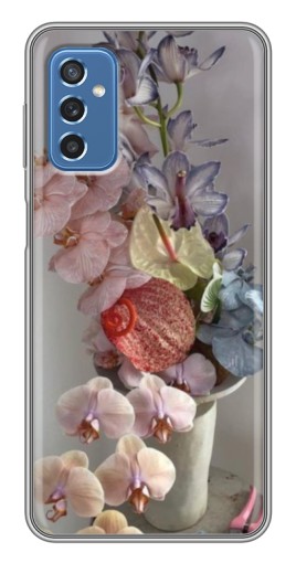 Силиконовый чехол с изображением "Разноцветные орхидеи" для Samsung Galaxy M52 5G (M526)