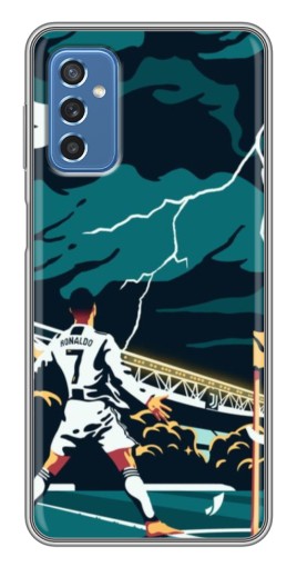 Чехол с принтом "Ronaldo празднование" для Samsung Galaxy M52 5G (M526)