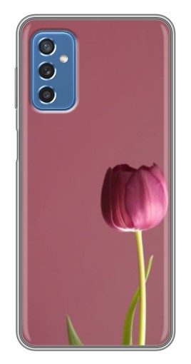Чехол с картинкой "Розовый тюльпан" для Samsung Galaxy M52 5G (M526)