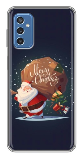 Чехол с картинкой "Санта с подарками" для Samsung Galaxy M52 5G (M526)