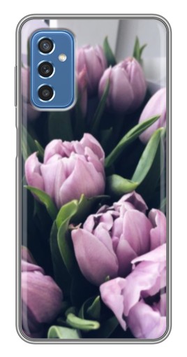 Чехол с принтом "Сиреневые тюльпаны" для Samsung Galaxy M52 5G (M526)