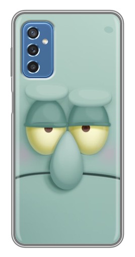 Чехол с принтом "Сквидвард" для Samsung Galaxy M52 5G (M526)