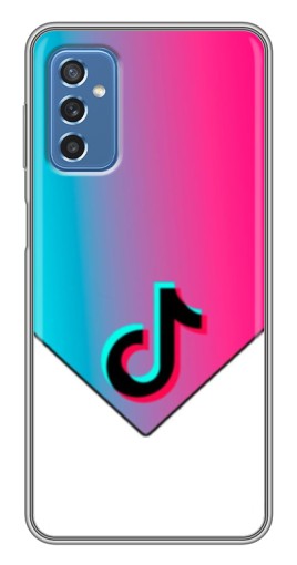 Чехол с печатью "Tiktok Logo" для Samsung Galaxy M52 5G (M526)
