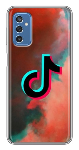 Силиконовый чехол с изображением "ТикТок в тучах" для Samsung Galaxy M52 5G (M526)