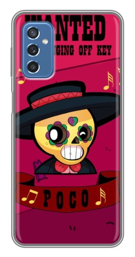 Чехол с картинкой "WANTED POCO" для Samsung Galaxy M52 5G (M526)