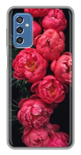 Чехол с печатью "Яркие пионы" для Samsung Galaxy M52 5G (M526)