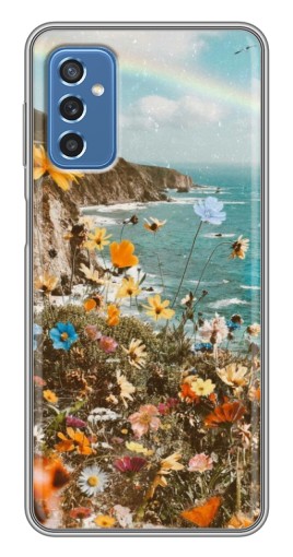 Чехол с печатью "Яркие полевые цветы" для Samsung Galaxy M52 5G (M526)