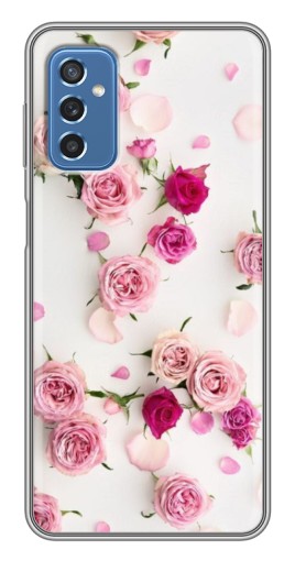 Чехол с печатью "Яркие розы" для Samsung Galaxy M52 5G (M526)