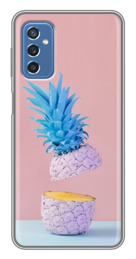 Силиконовый чехол с изображением "Яркий ананас" для Samsung Galaxy M52 5G (M526)