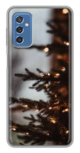 Силиконовый чехол с изображением "Елка с гирляндой" для Samsung Galaxy M52 5G (M526)