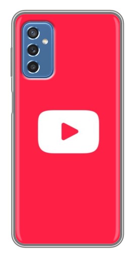 Чехол с принтом "YouTube Кнопка" для Samsung Galaxy M52 5G (M526)