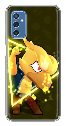 Чехол с картинкой "Золотой ворон" для Samsung Galaxy M52 5G (M526)