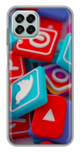 Чехол с печатью "3Д эффект" для Samsung Galaxy M33 (5G) (M336B)