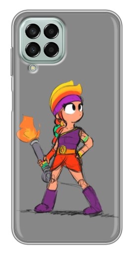 Силиконовый чехол с изображением "Amber с факелом" для Samsung Galaxy M33 (5G) (M336B)