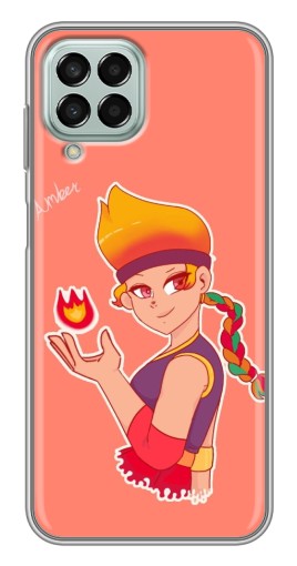 Чехол с картинкой "Amber с огоньком" для Samsung Galaxy M33 (5G) (M336B)