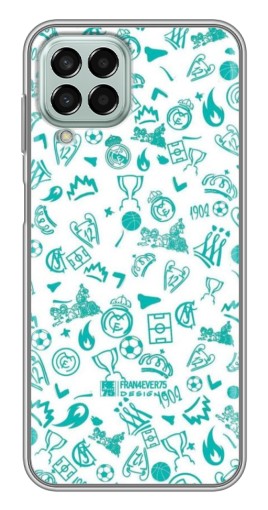 Силиконовый чехол с изображением "Атрибутика Real Madrid" для Samsung Galaxy M33 (5G) (M336B)